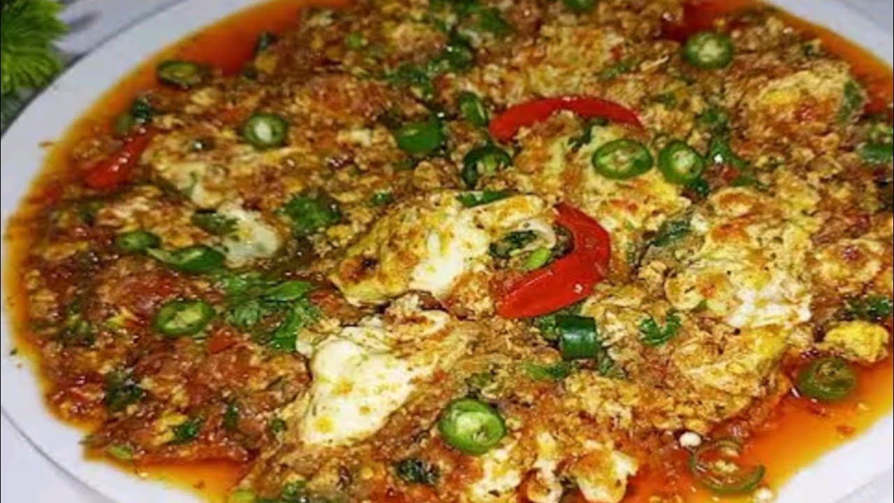 Eggs pea recipe/anday matar ke bujia/انڈے مٹر کی ریسیپی/ by kitchen with Arooba#food