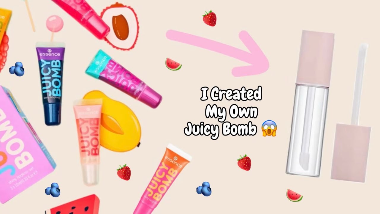 I Mixed All My Essence Juicy Bombs to Make the Perfect Lip Gloss and the Color Shocked Me 😳