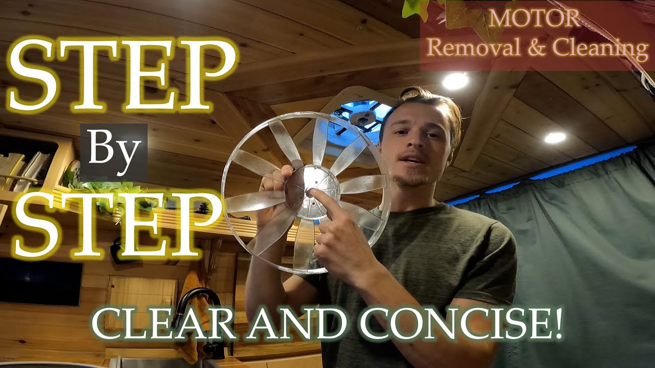How to STOP your MAXXair Fan from Squeaking! | Motor Cleaning How-To