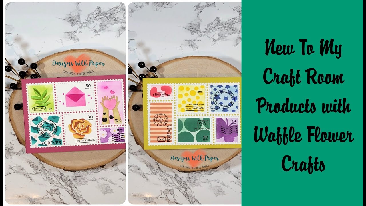 Ink Blending New To My Craft Room Products with Waffle Flower Crafts