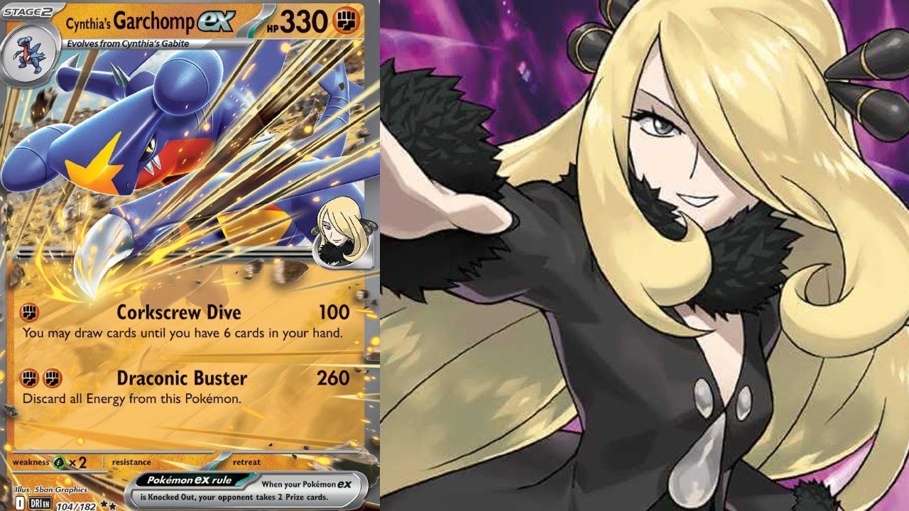 💄CYNTHIA 🐲GARCHOMP EX😈 Pokemon TCG Live Standard