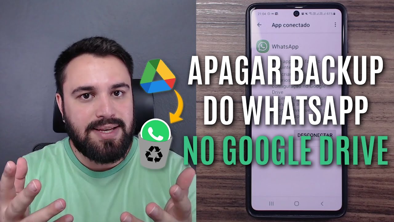 COMO APAGAR DO GOOGLE DRIVE O BACKUP DAS CONVERSAS DO WHATSAPP