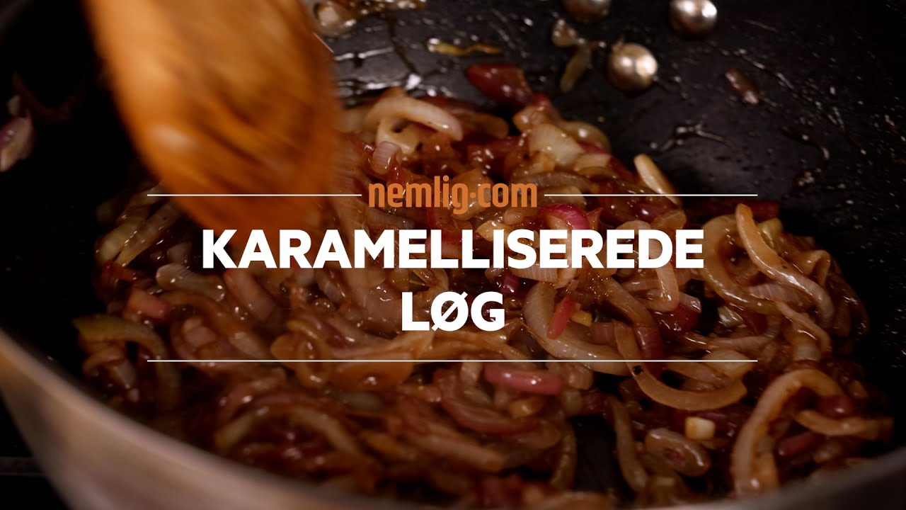 Lækre karamelliserede løg - Opskrift fra nemlig.com