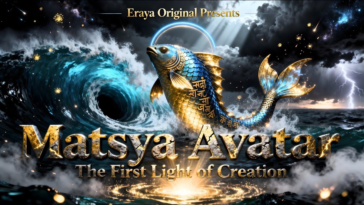 🌊 MATSYA AVATAR – Lord Vishnu’s First Incarnation 8K AI Cinematic Mythology #viral #trending #shorts