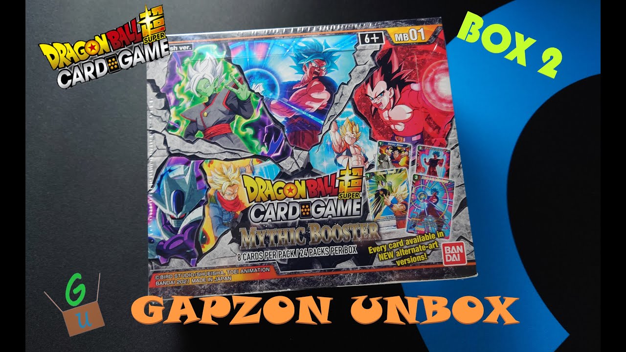 Opening DRAGON BALL SUPER CARD GAME - Mythic Booster pack [MB-01] (Box 2)