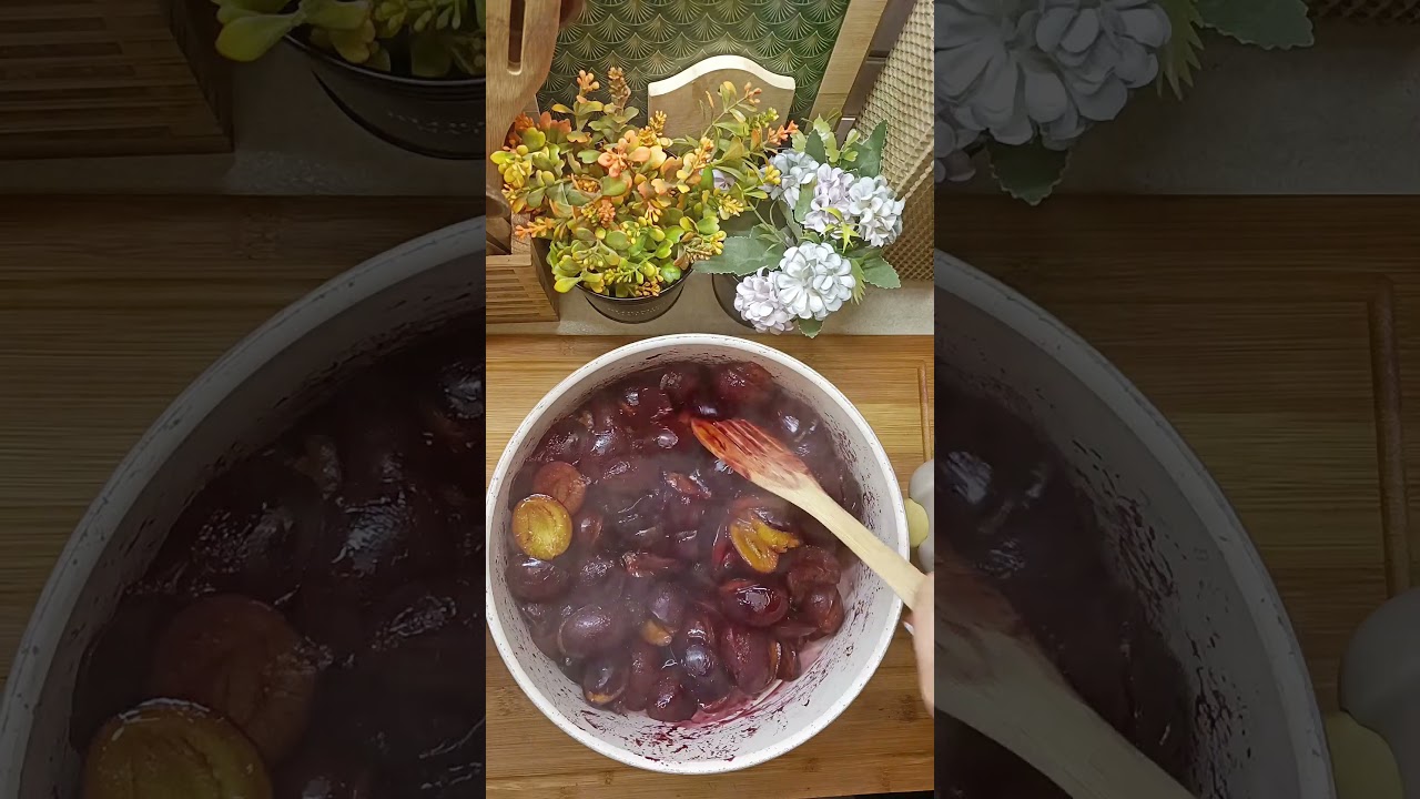 Magiun de prune, fără zahăr 