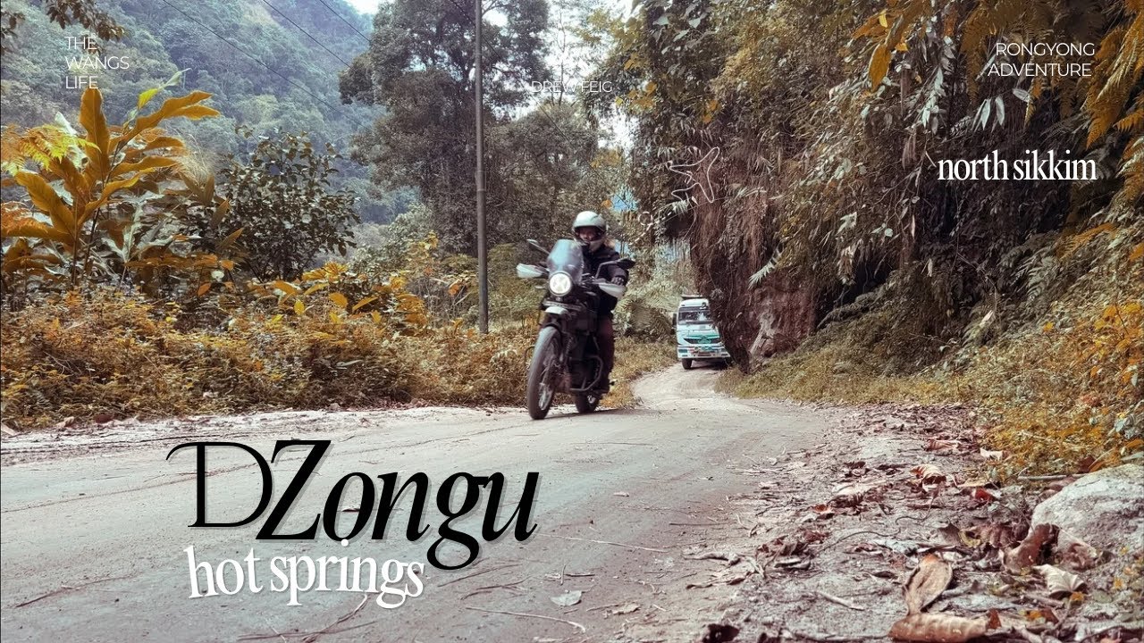 Solo Bike Ride to Lingdem Hot Springs, Dzongu | Rongyong Adventure | North Sikkim Vlog