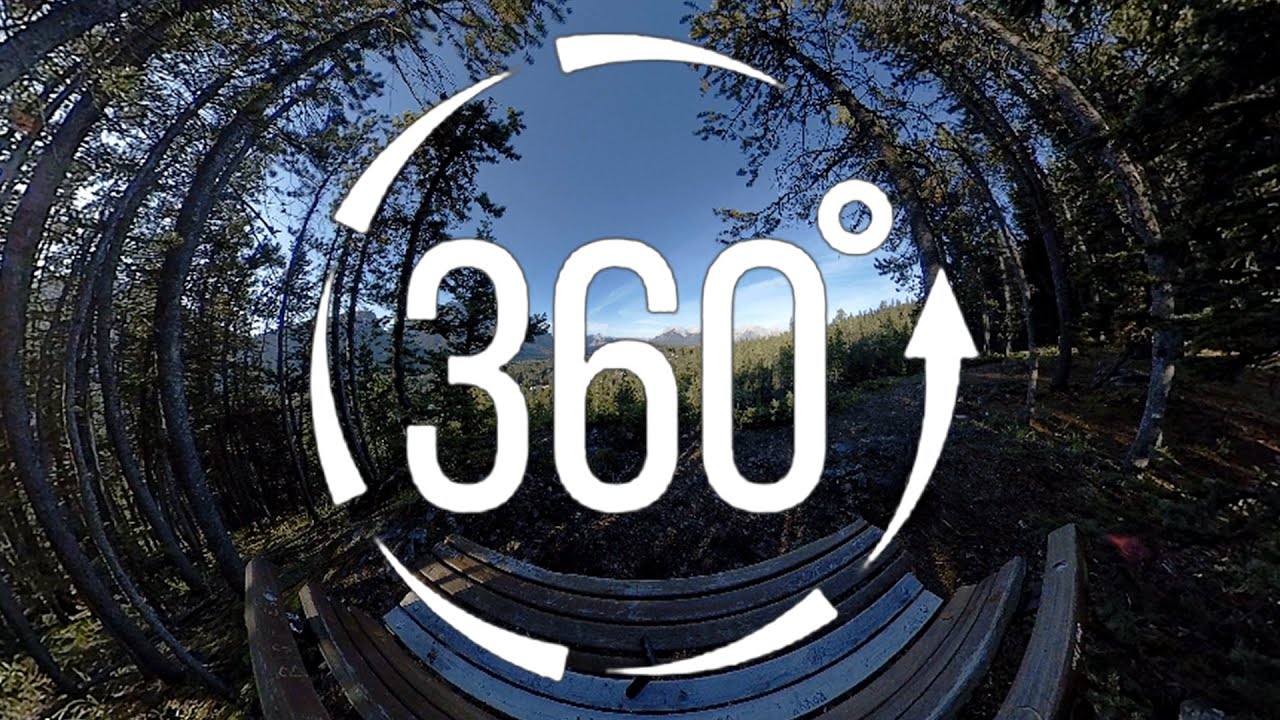 360 - Ambiance Secret Bench at Banff National Park