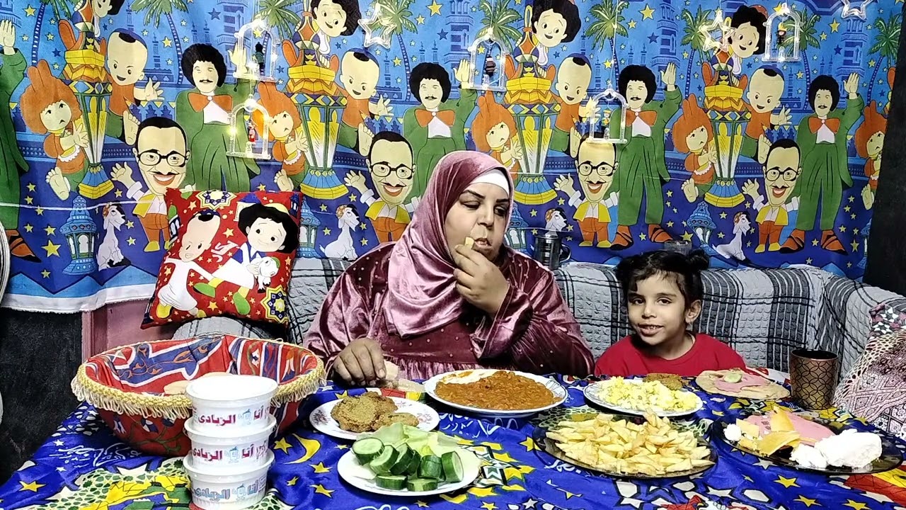تعالوا شوفوا سحور رابع يوم رمضان وكل سنه وانتم طيبين 🤍🥰