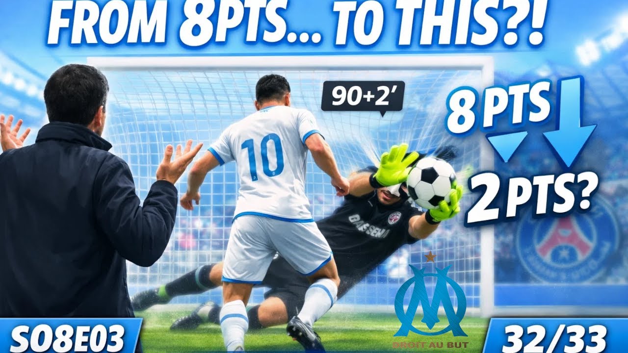 8 очков впереди… А теперь всё разваливается? 😳 | #FM26 Марсель 32/33 | Наследие Мадейры — S08E03