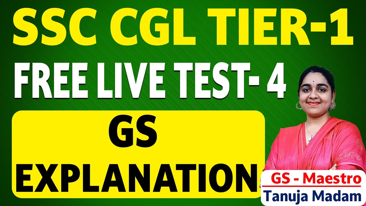 THURSDAY THUNDER | ALL INDIA LIVE TEST-4 – GS EXPLANATION | BY THANUJA MADAM