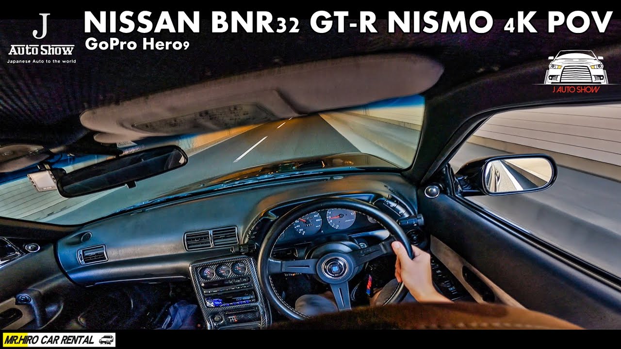 NISSAN SKYLINE BNR32 GT-R R32 GTR 4K POV Driving Osaka Nanko
