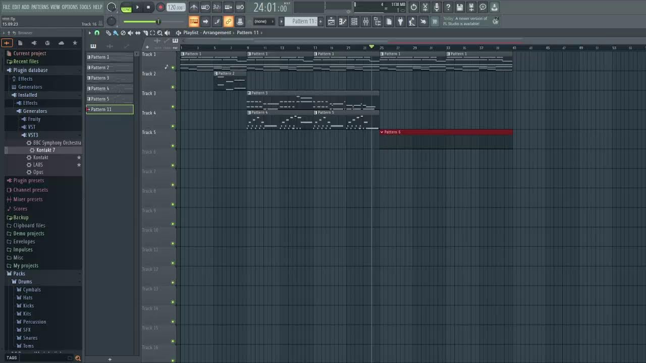 Composing until it sounds bad