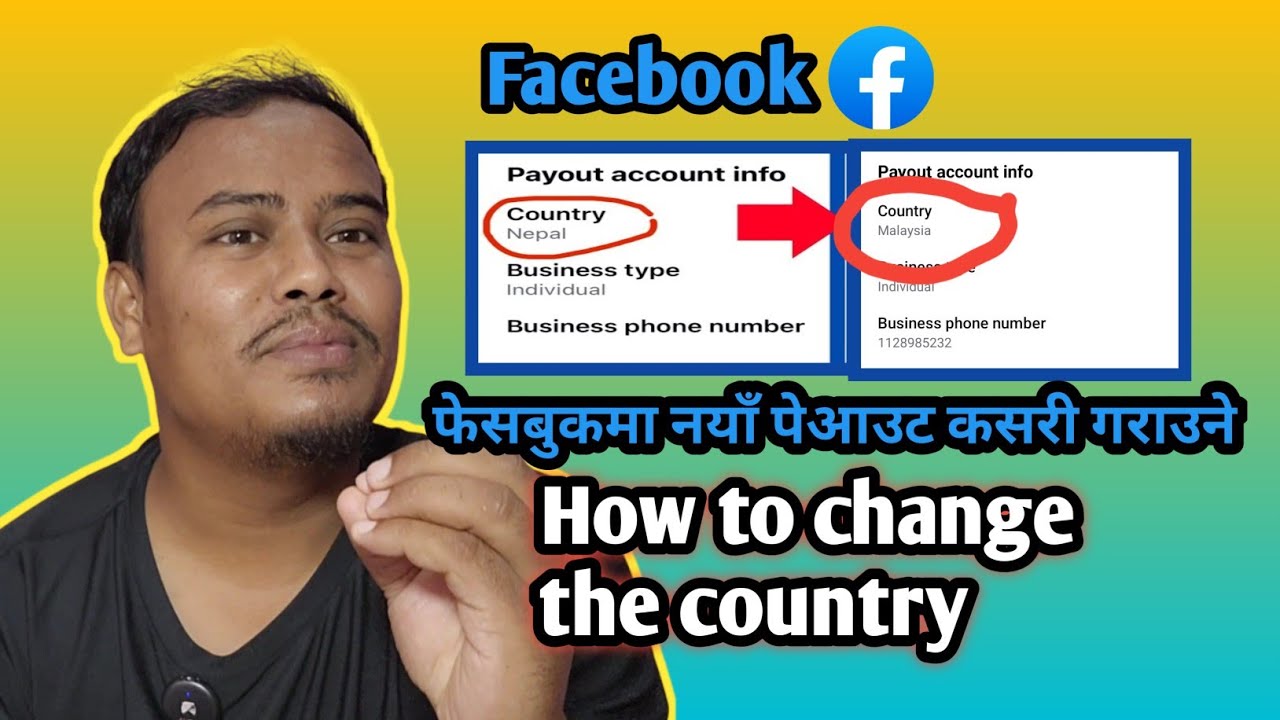 How to create a new payout account on Facebook