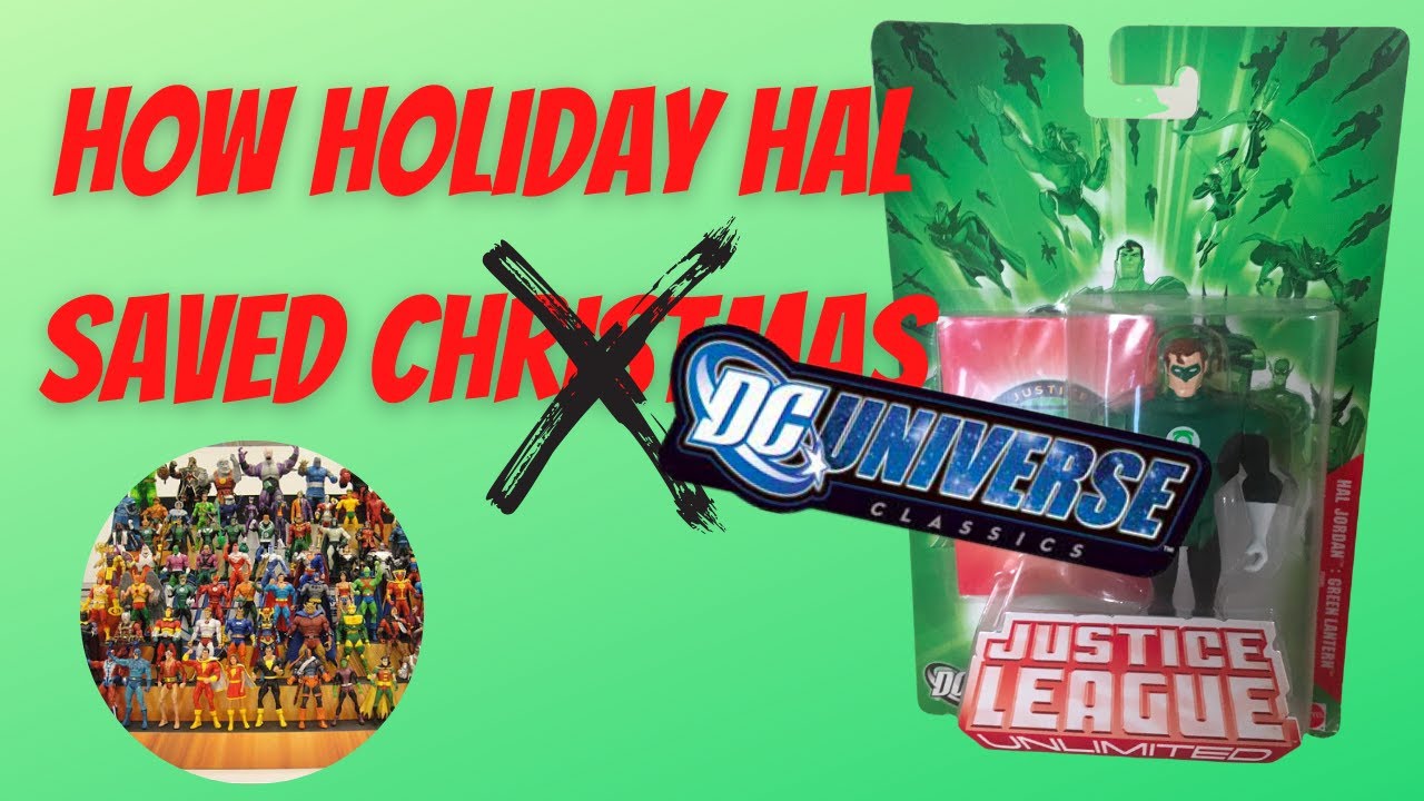 The Story of the JLU Holiday Hal Jordan Employee Gift Figure from Mattel