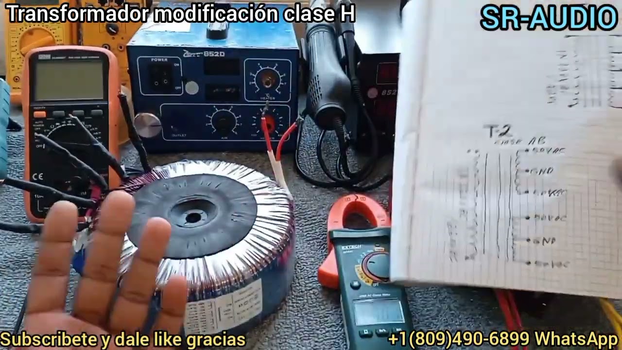 cómo modificar un transformador clase AB en clase H sin rebobinar