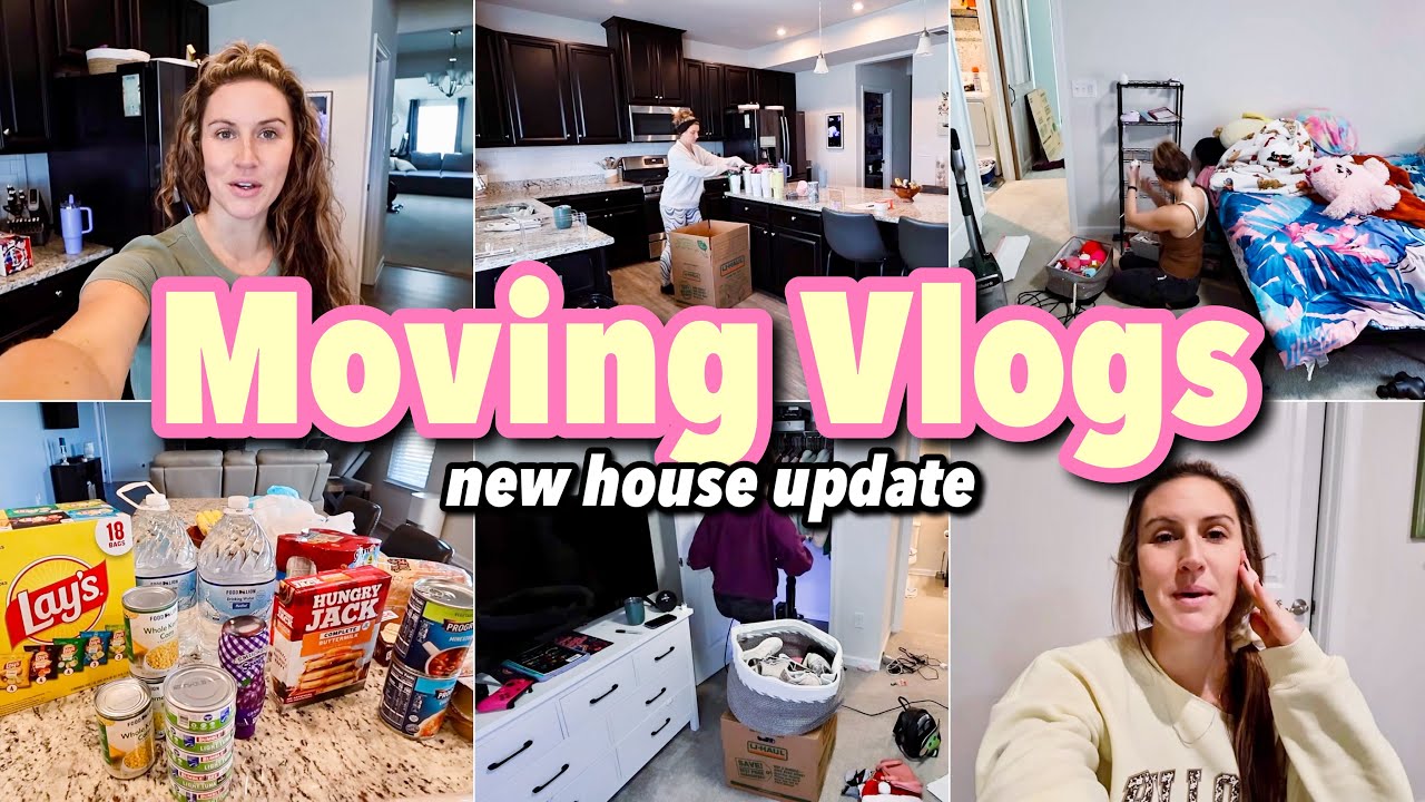 MOVING UPDATE! 🏡 packing, creepy men 😒, grocery haul + huge moving update | mom life moving vlog