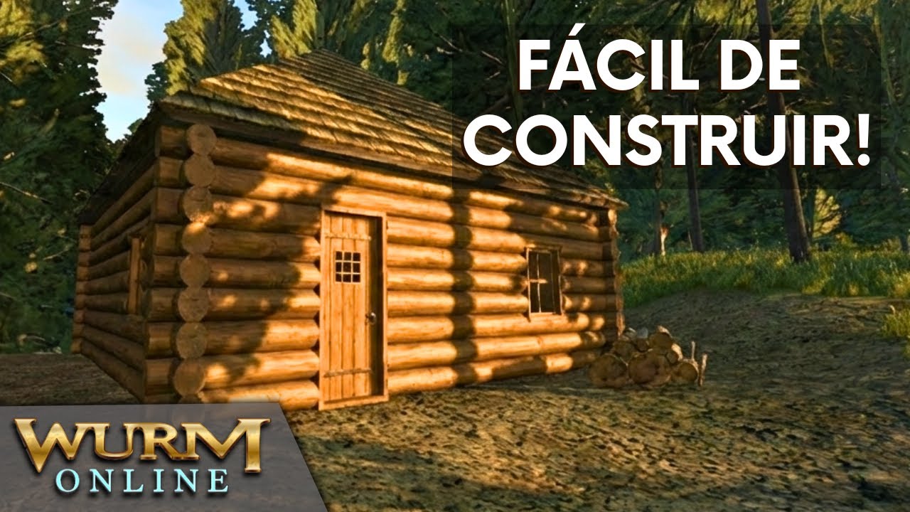 Como Construir uma Log Cabin em Wurm Online - Tutorial Completo