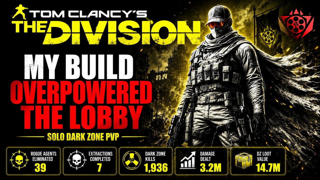 My Build OVER-POWERED The Lobby - The Division 1 Dark Zone PVP | 9K Striker | 2024 PC, XBOX & PS5