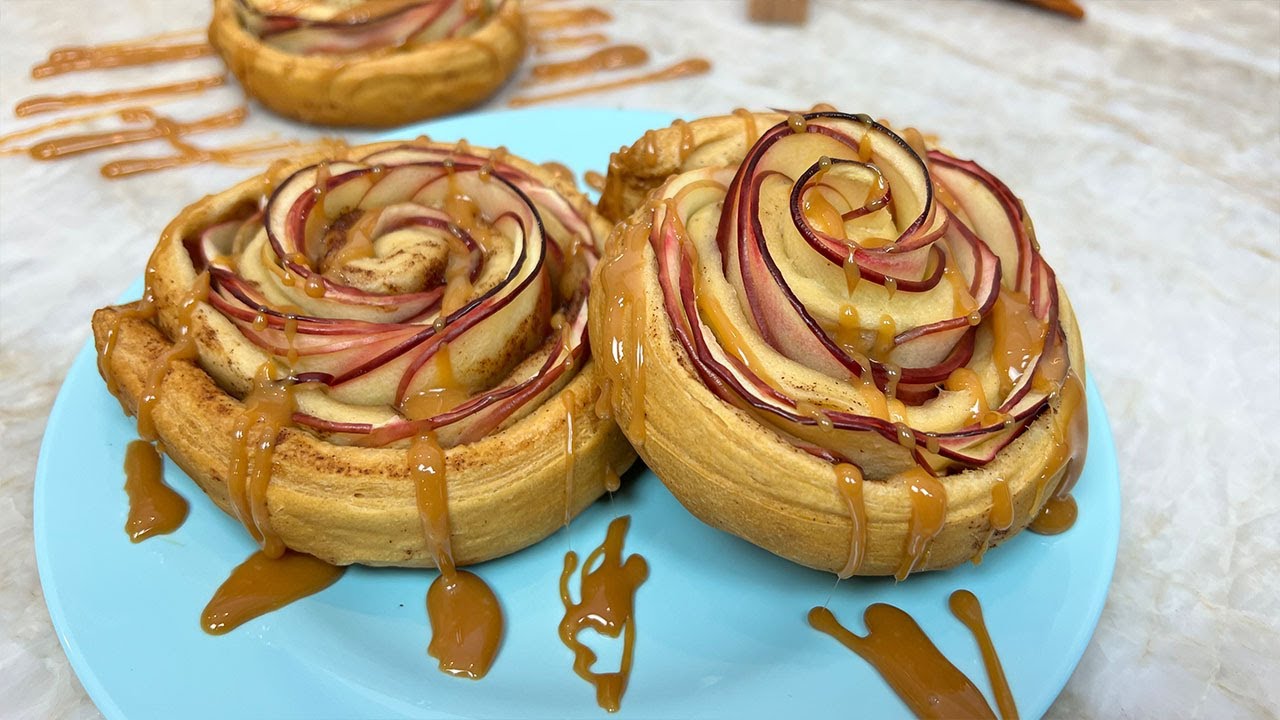 Cinnamon Rolls Apple Roses