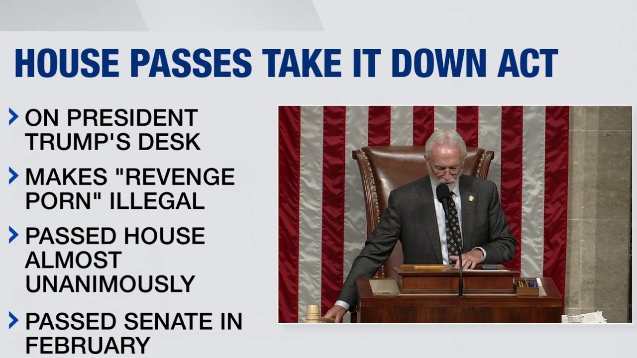 House passes 'Take It Down' Act, making revenge porn illegal