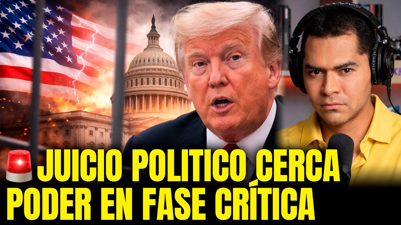 Arranca el JUICIO POLÍTICO que puede SACAR a TRUMP del poder: CUENTA REGRESIVA final