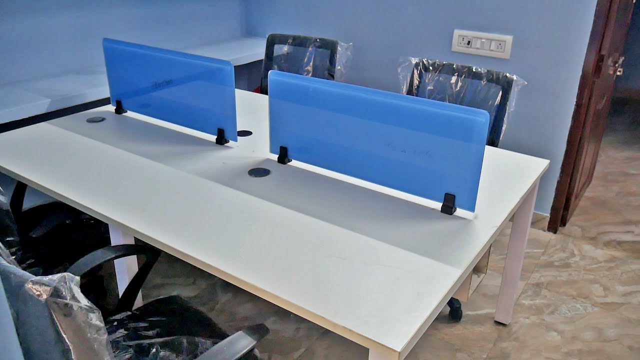Glass Divider Workstation Table Making Process
