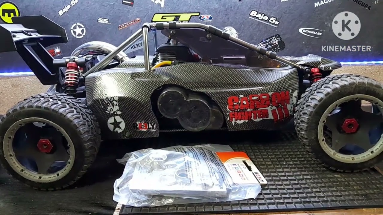 Reely Carbon Fighter 4wd bekommt  Alu Platte