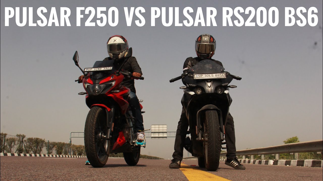 Pulsar F 250 VS Pulsar RS200 BS6 | Drag Race | RS se ye ummed nahi thi😔😢| #pulsarf250