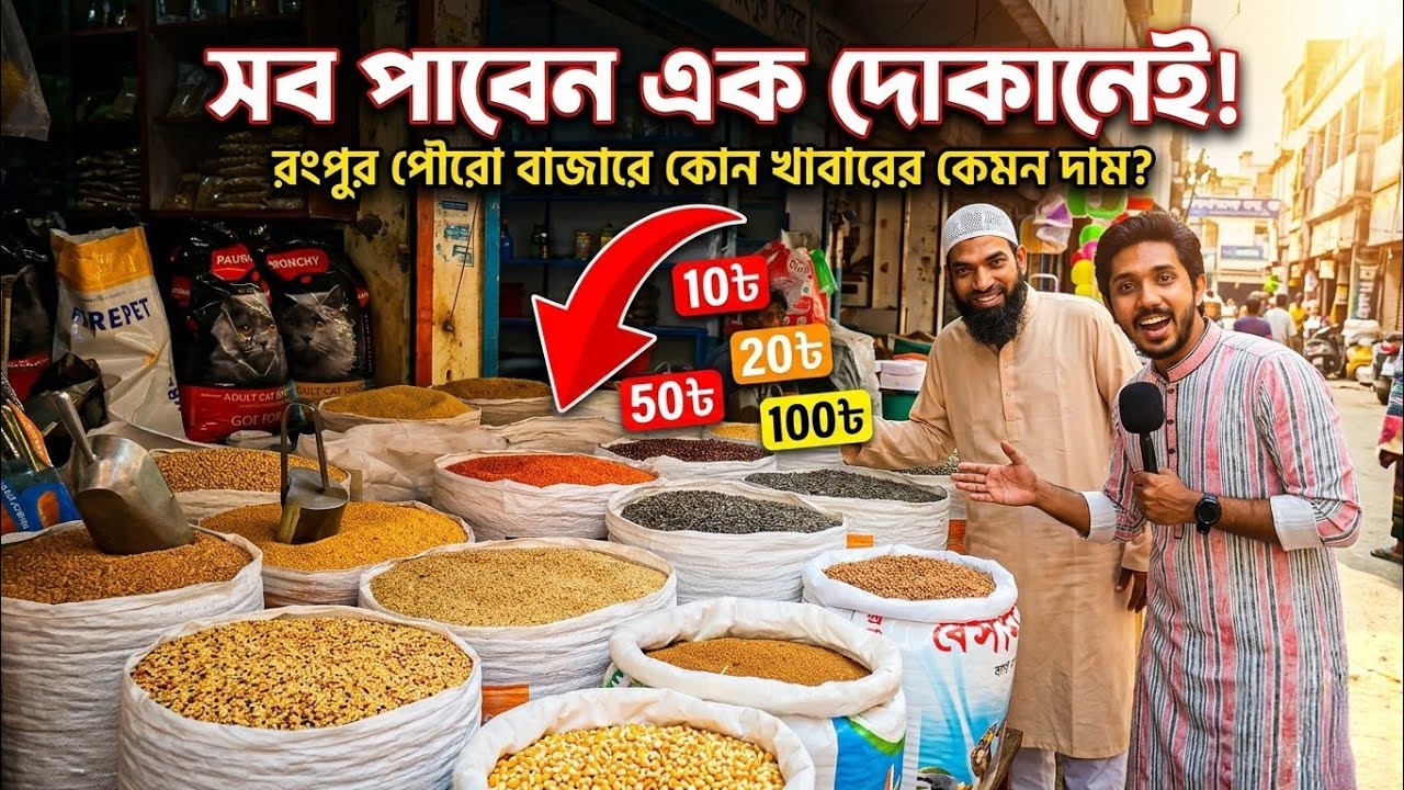 Pet Food Market Rangpur |রংপুর পৌরো বাজারে কোন খাবারের দাম কত?||Bird,Cat,Fish Food Price