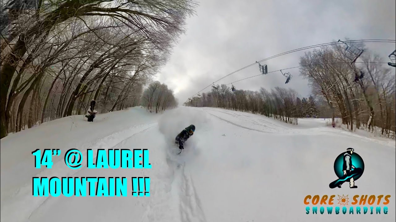 Powder Day @ Laurel Mountain PA #snowboarding #snowboard #powderday 
