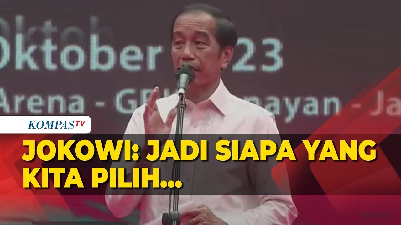 [FULL] Pidato Jokowi saat Buka Rakernas Relawan Projo