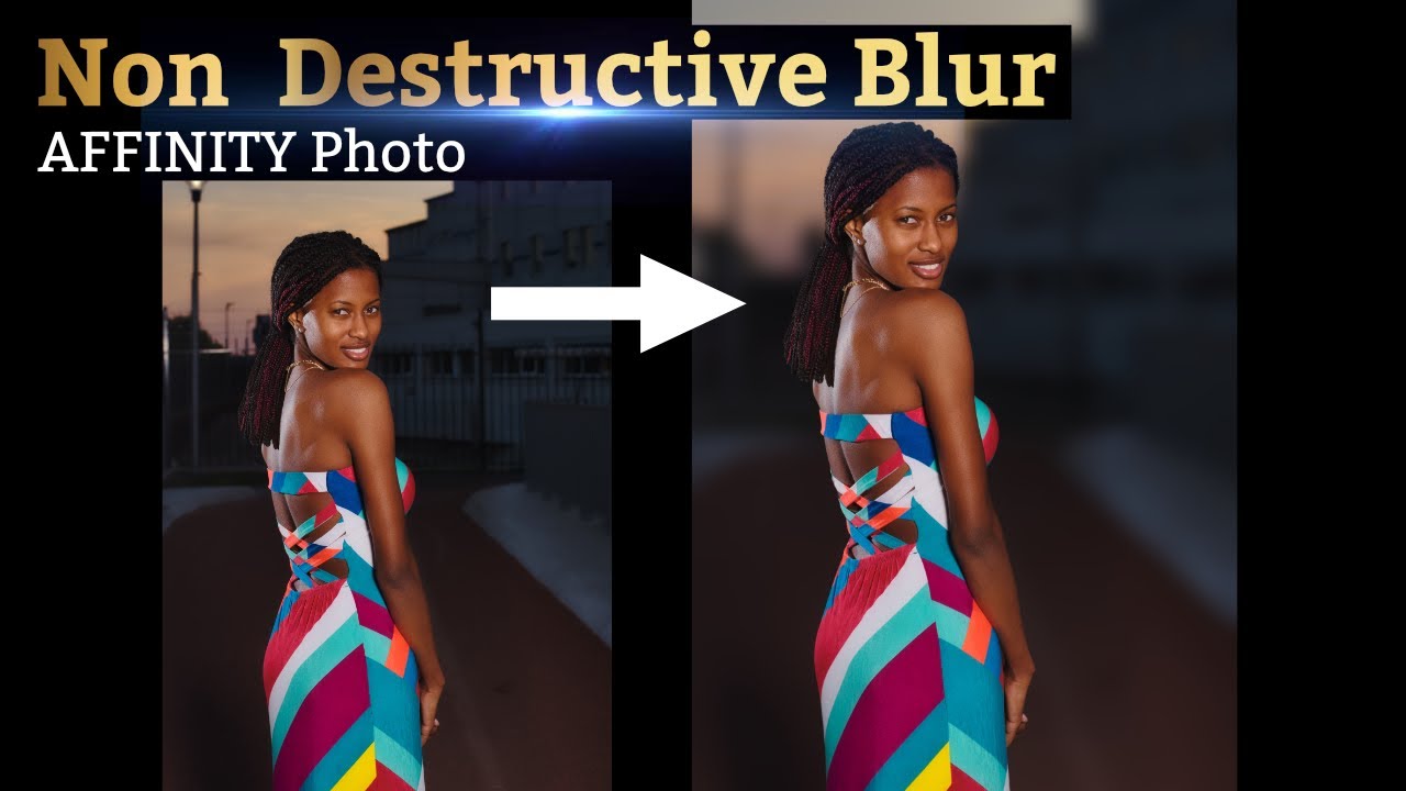 How to create a Non Destructive Background Blur in Affinity Photo