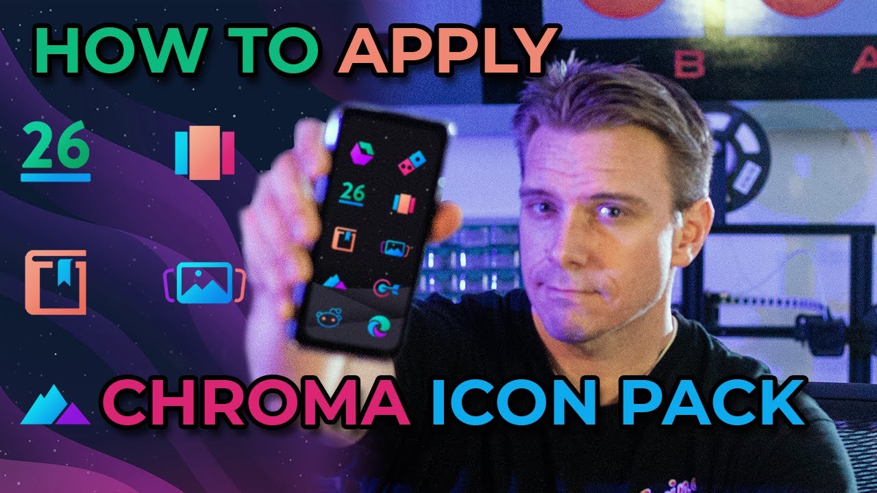 Chroma Icon Pack | How to Apply Icon Packs on Android
