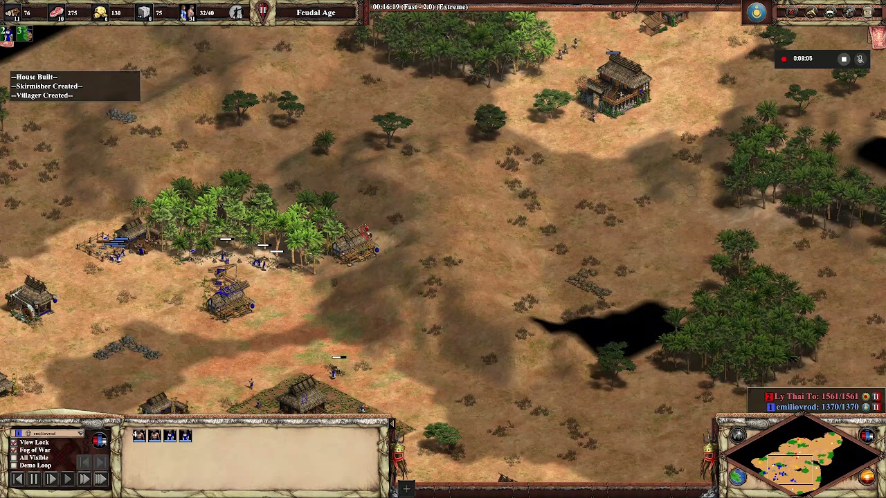 AoE2DE Mongols vs  Extreme AI