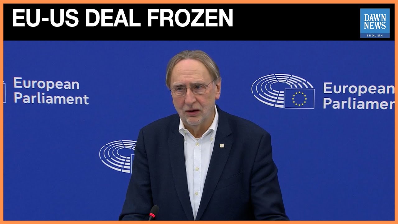 European Parliament Freezes Work on EU-US Trade Deal |Bernd Lange News Conference |Dawn News English