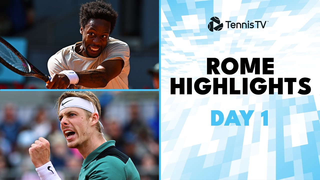 Shapovalov & Darderi Thriller, Monfils & Mensik Kick Things Off | Rome 2024 Highlights Day 1