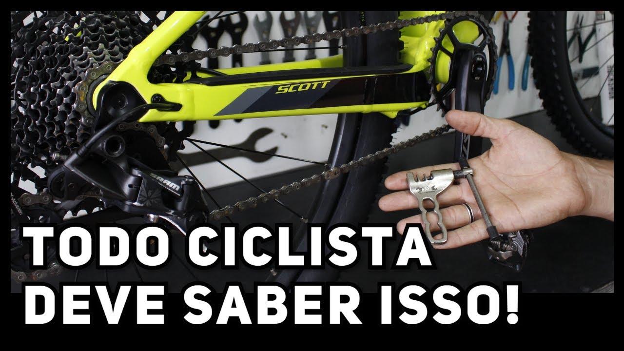 Como Emendar, Substituir e Medir Desgaste da Corrente da Bike + Power Link