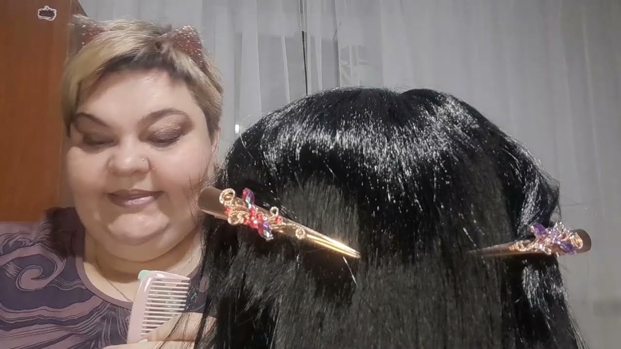 Асмр/🎄Новое видео перед Новым годом!!!🎄🎑 , шепот,тихий голос,причёска на корпоротив.