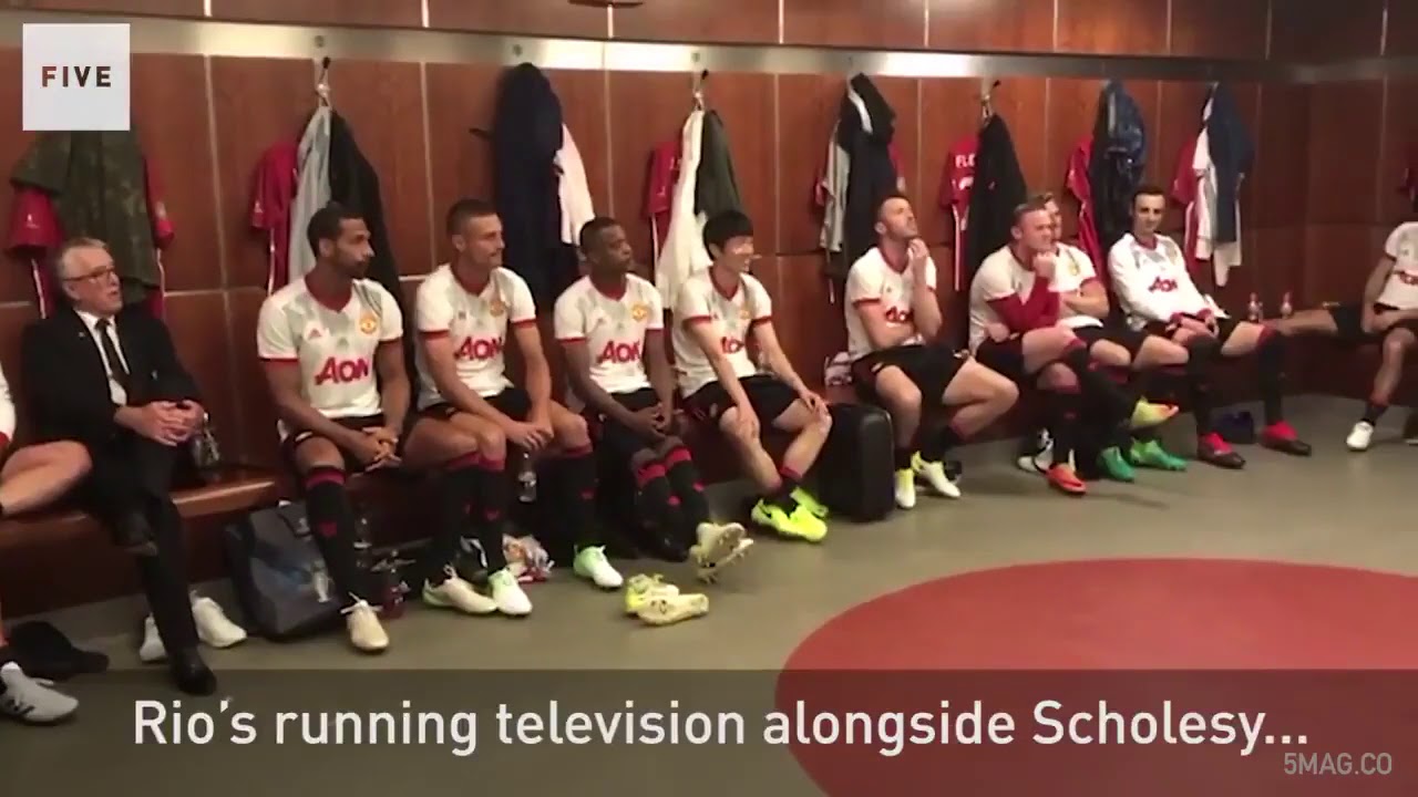 Sir Alex Ferguson's team talk during Michael Carrick's testimonial