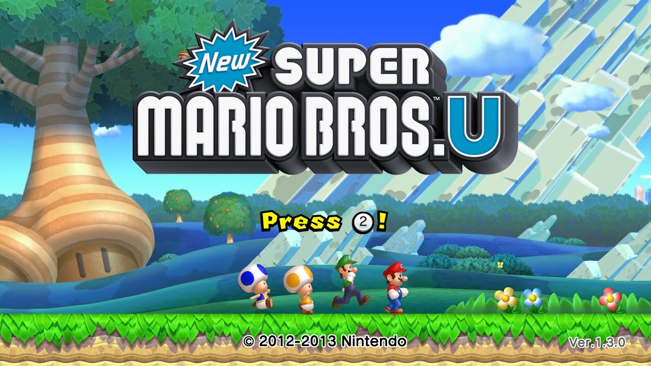 New Super Mario Bros. U (Nintendo Wii U) 【Longplay】