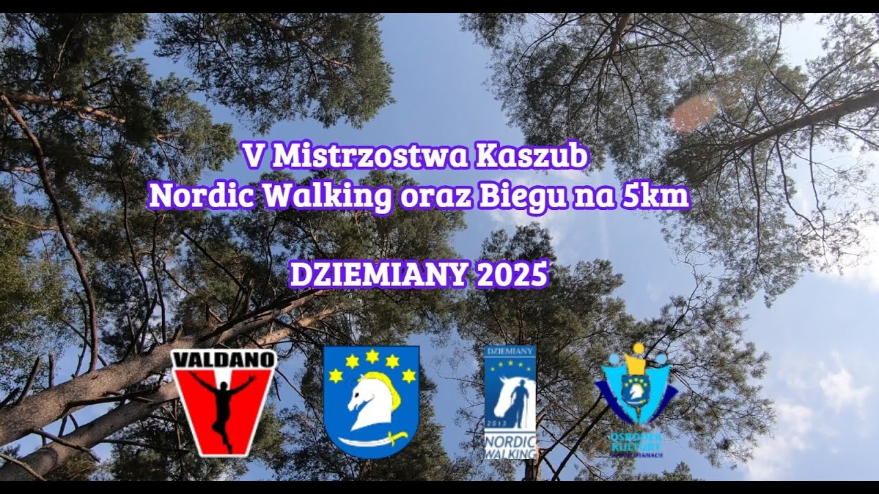 V Mistrzostwa Kaszub Nordic Walking oraz Biegu na 5km - Dziemiany 2025 (Zajawki Biegowe)