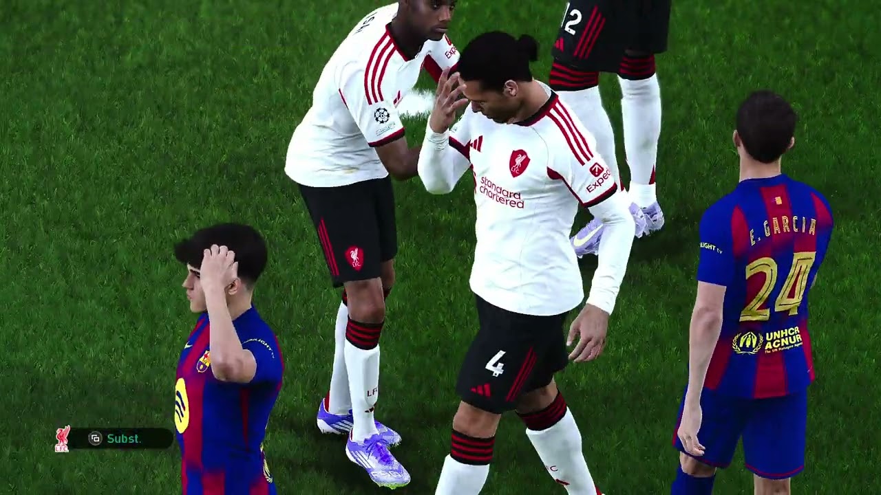 TEMPORADA 2033 UCL (Semi - Ida) - BARCELONA 1 X 2 LIVERPOOL
