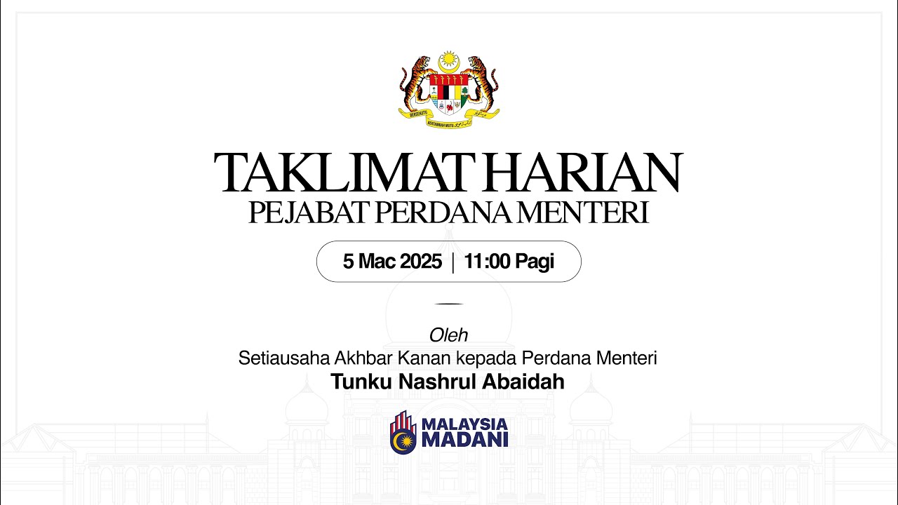 Taklimat Harian Pejabat Perdana Menteri