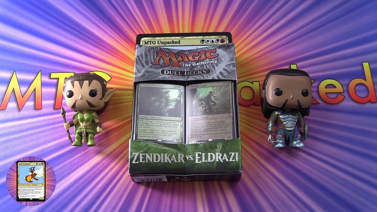 Zendikar Vs Eldrazi Duel Deck Unboxing