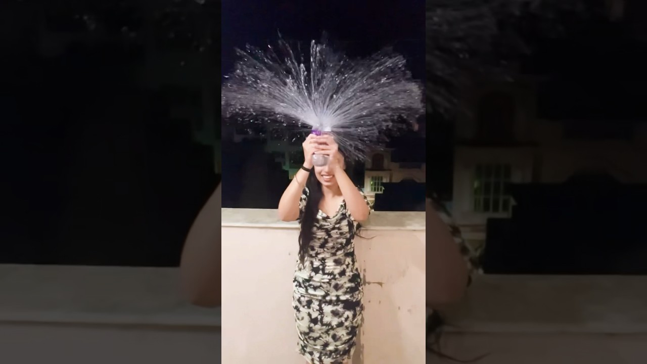 Viral Bottle Fountain Trend | DIVYA DHINGRA | #trending #trending #fountain #bottle #viralvideo