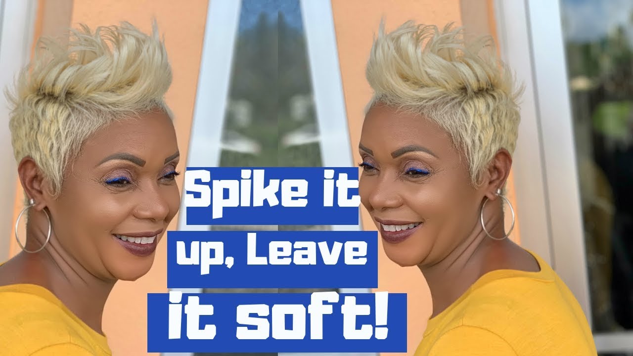 Relaxer free | Blonde Short cut