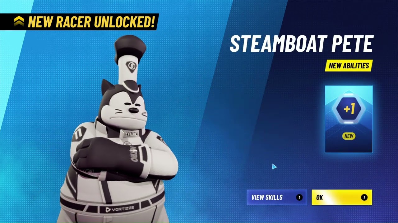 Disney Speedstorm Unlocking Steamboat Pete