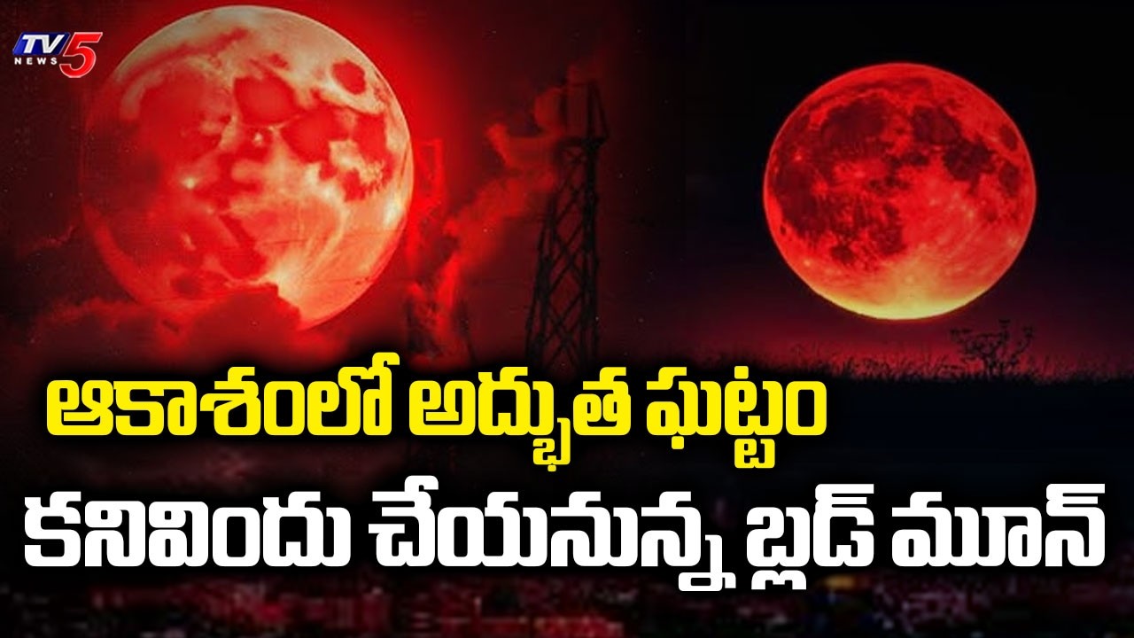 Blood Moon Alert : ఆకాశంలో అద్భుతం..Chandra Grahan Effect On Earth | TV5 NEWS