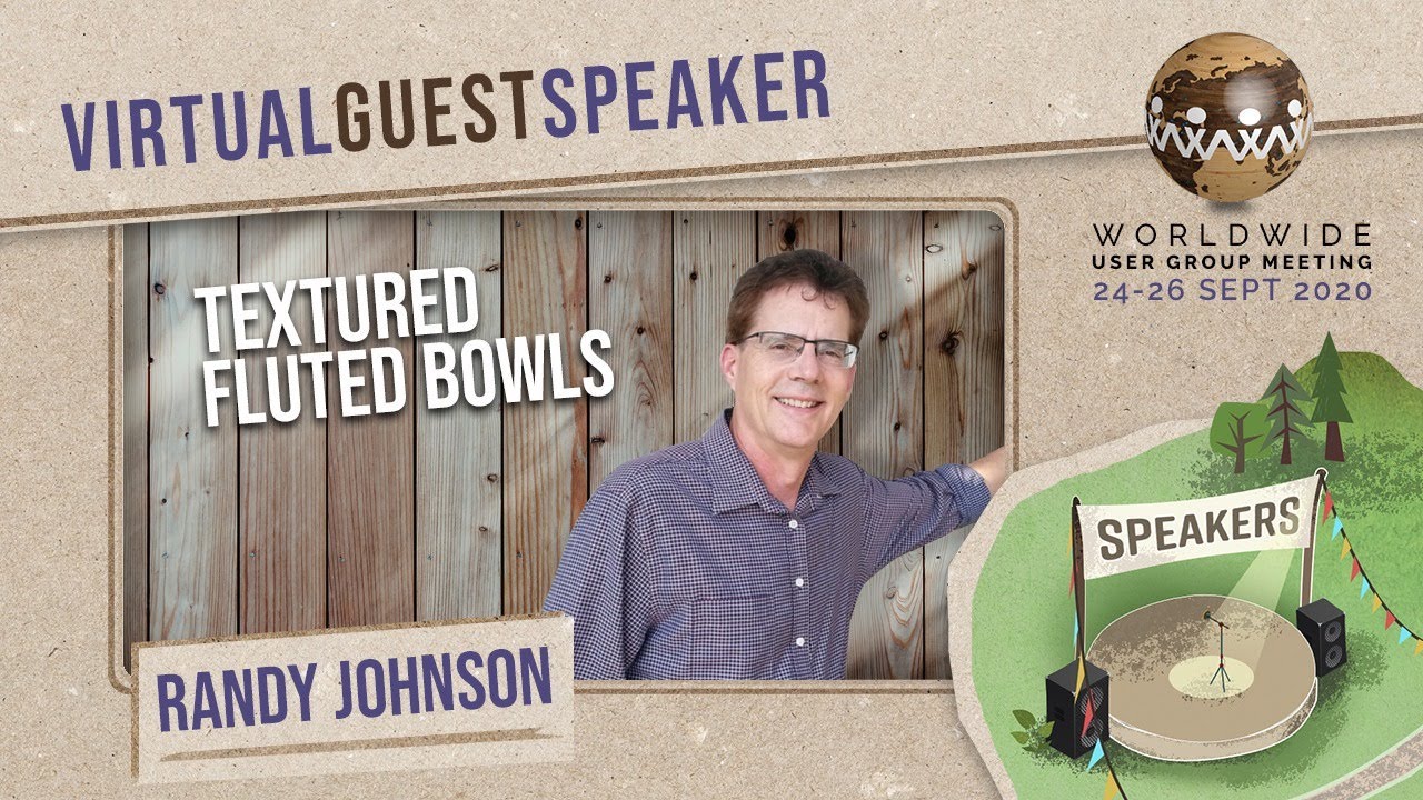 Textured & Fluted Bowls by Randy Johnson | Vectric Worldwide UGM 2020